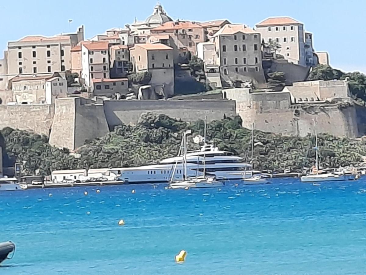 T2 Vue Mer Acces Plage Calvi  Buitenkant foto